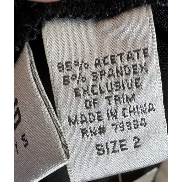 Chicos Travelers NWT Embroidered Floral Appliqué Open Jacket Size 2 Marissa - Picture 6 of 7